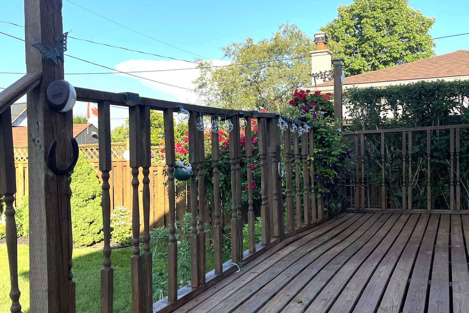 Deck restoration sand and stain